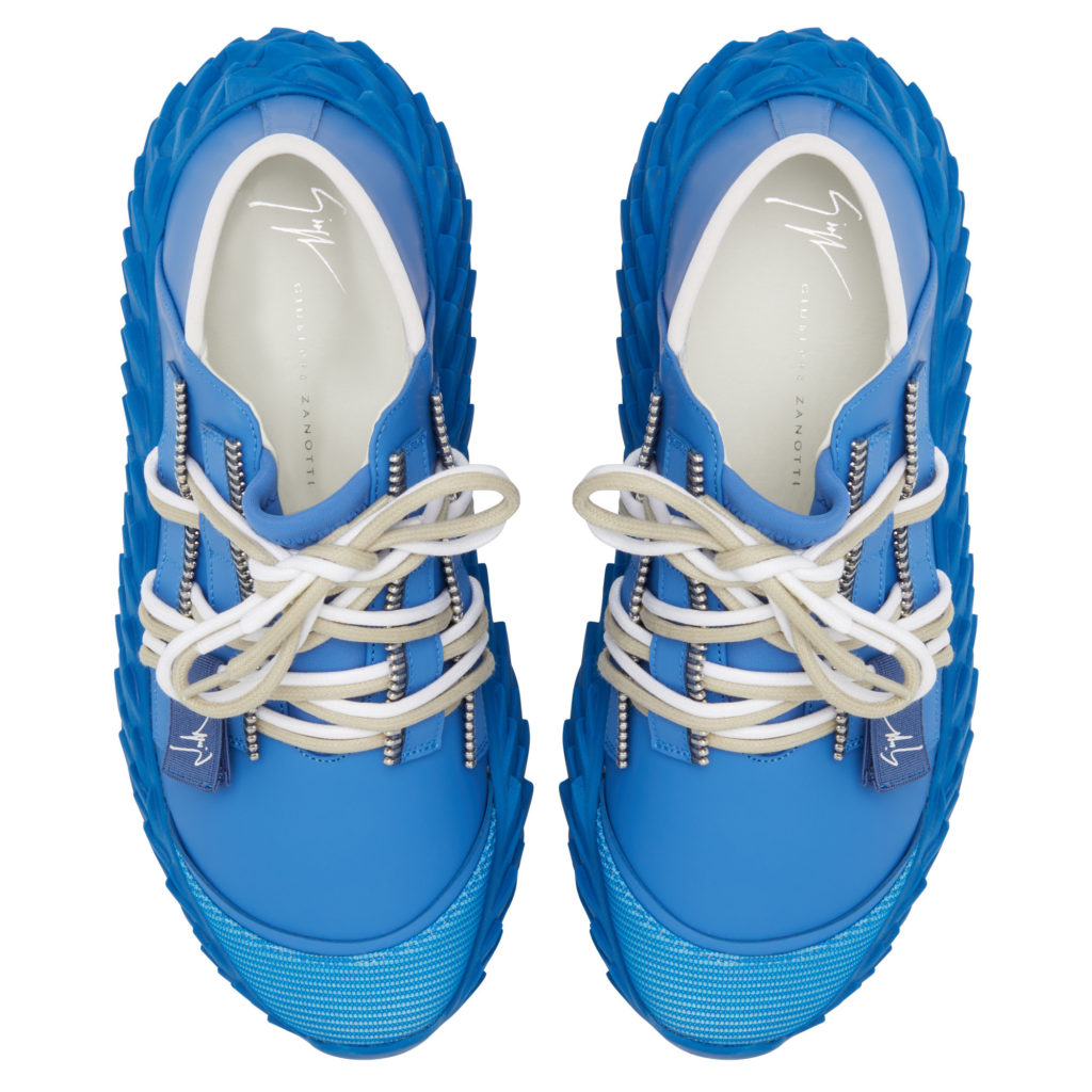 Giuseppe Zanotti URCHIN Low Top Blue (19292) (4)