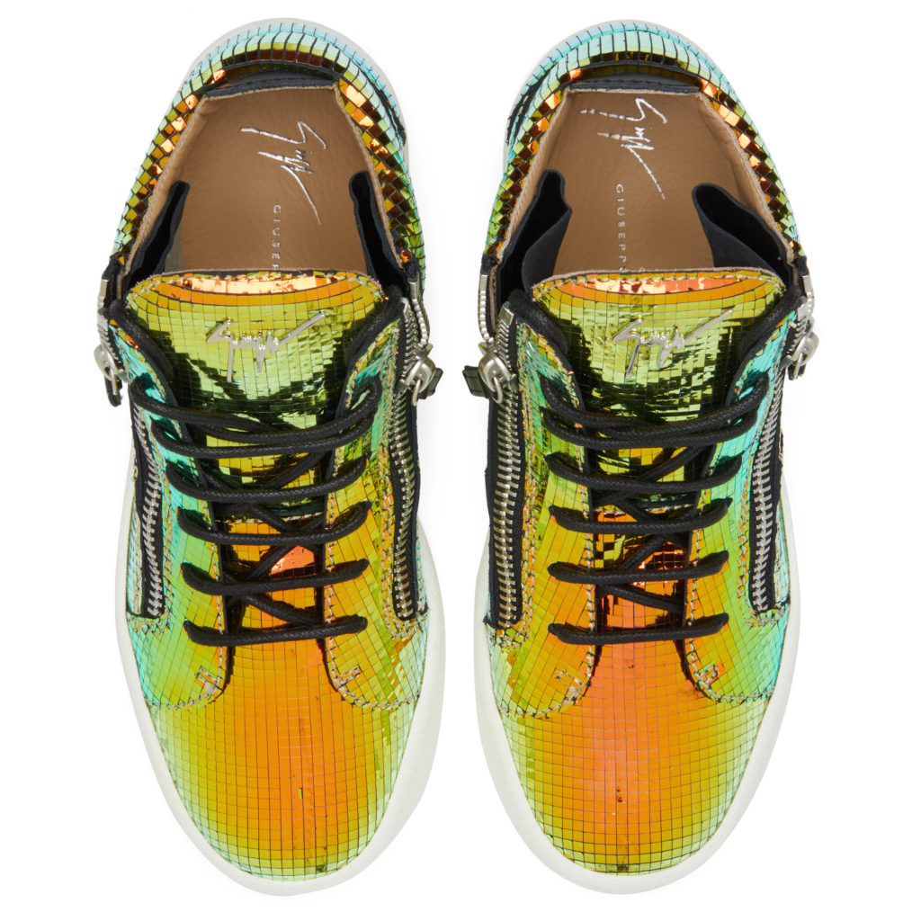 Giuseppe Zanotti KRISS Mid Top Sneakers Multicolor (24698) (4)