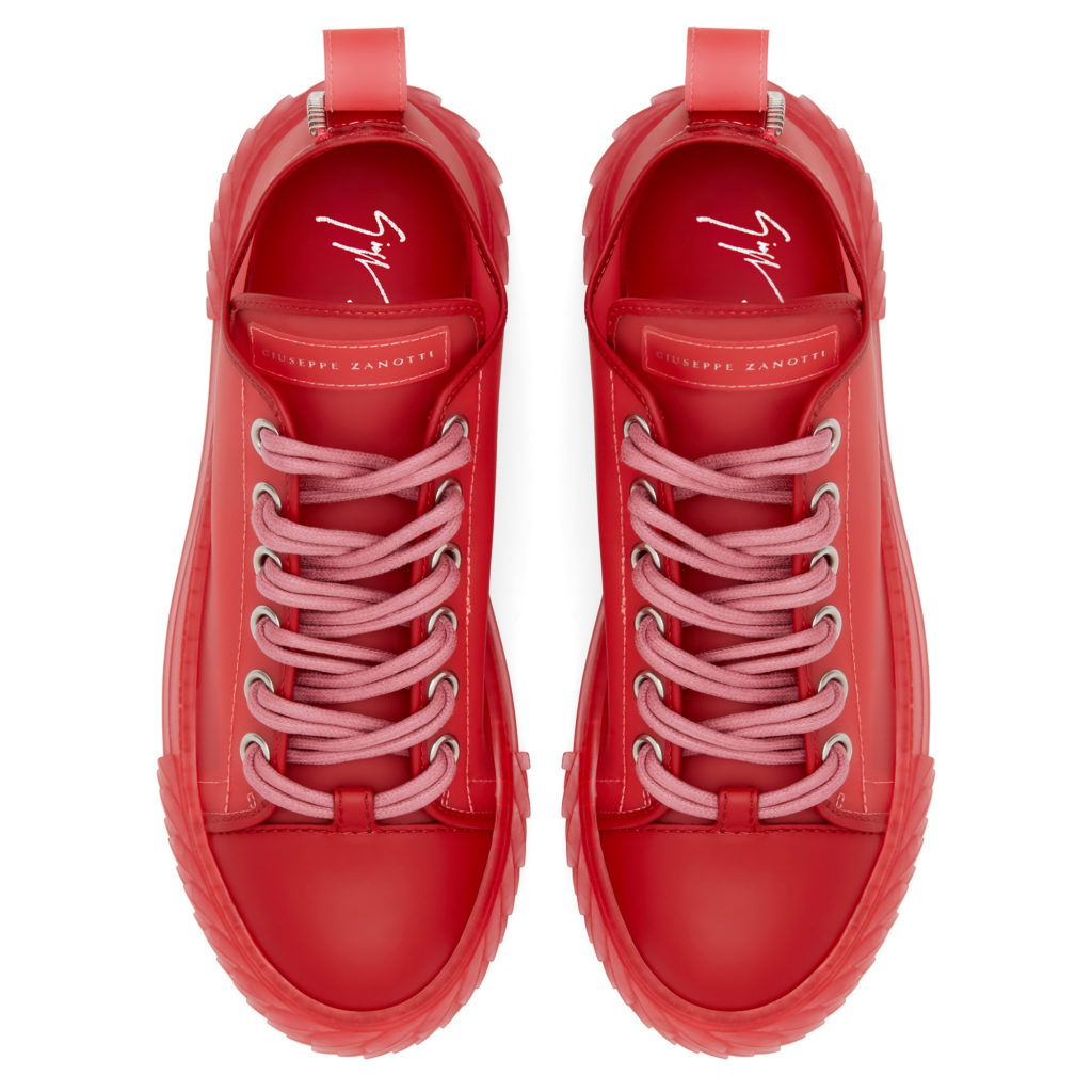 Giuseppe Zanotti BLABBER Low Top Sneakers Red (15036) (4)
