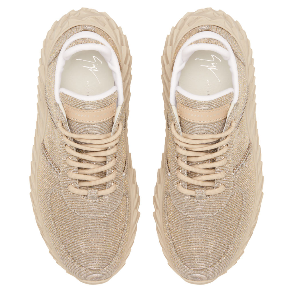 Giuseppe Zanotti URCHIN Low Top Sneakers Gold (15075) (4)