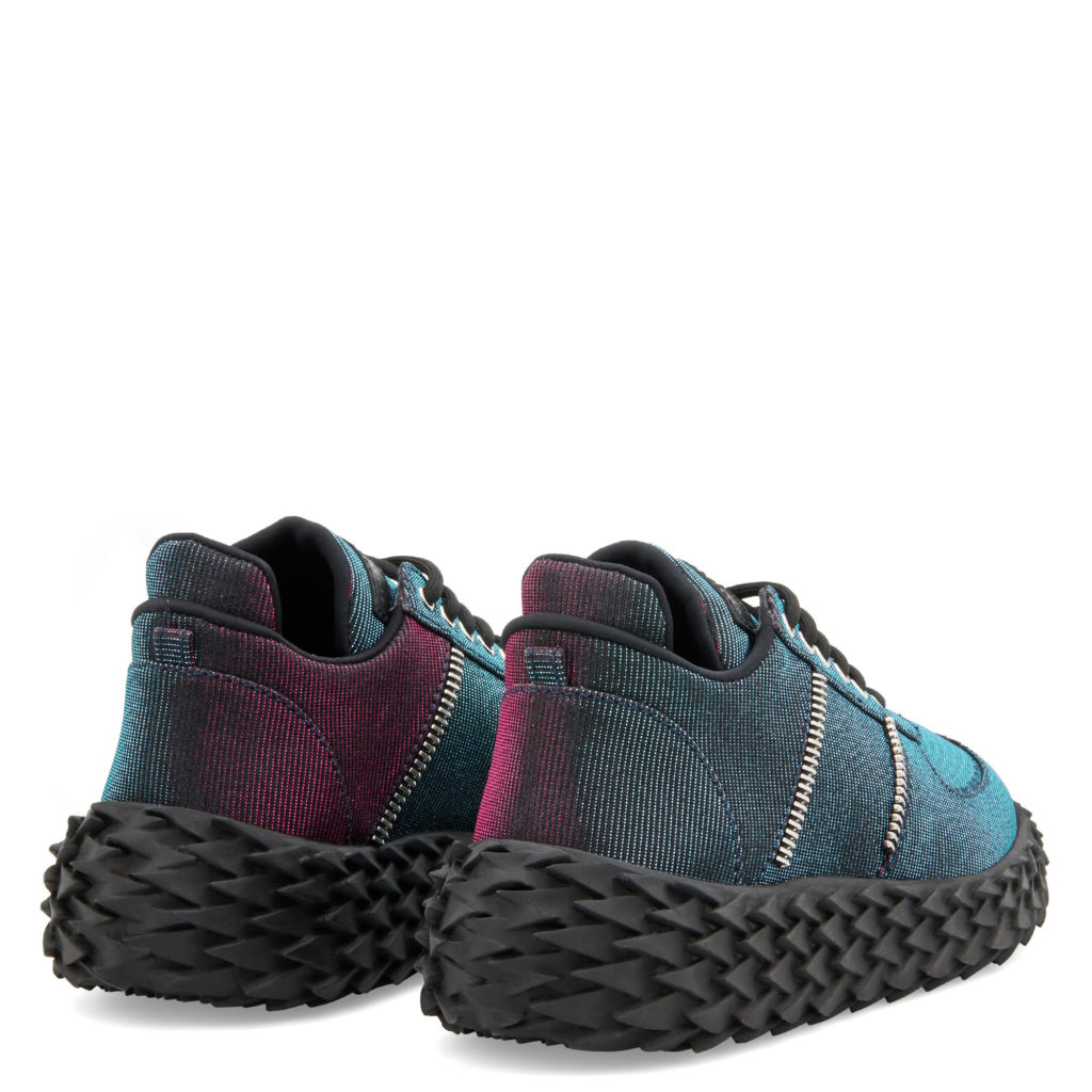 Giuseppe Zanotti URCHIN Low Top Sneakers Blue (15110) (3)