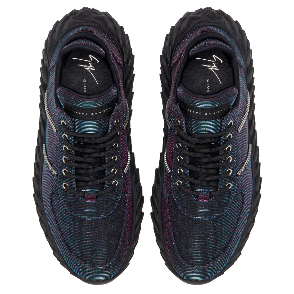 Giuseppe Zanotti URCHIN Low Top Sneakers Blue (15111) (4)
