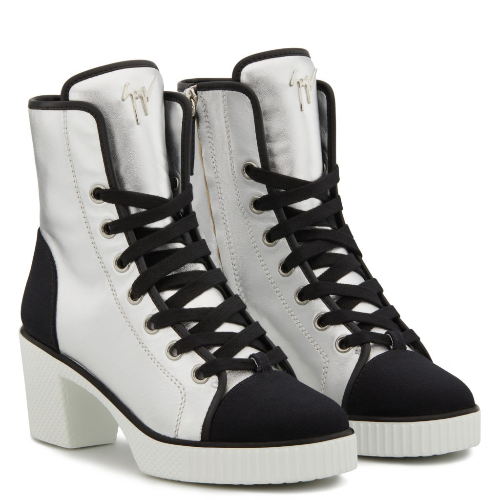 Giuseppe Zanotti NIDIR High Top Silver (15141)