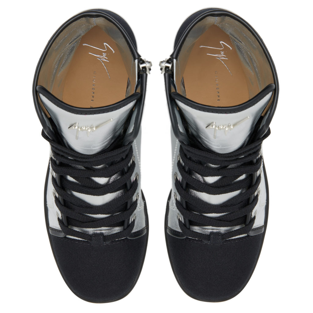 Giuseppe Zanotti NIDIR High Top Silver (15141) (4)