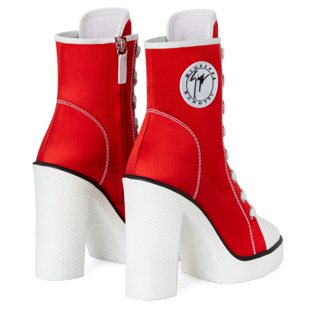 Giuseppe Zanotti NIDIR High Top Sneakers Red (85360) (3)
