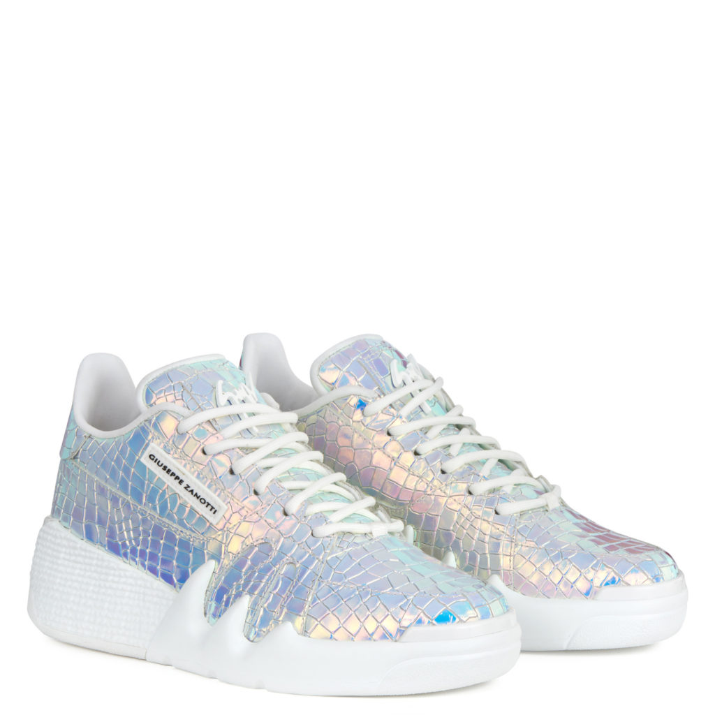 Giuseppe Zanotti TALON Low Top Silver (82883)