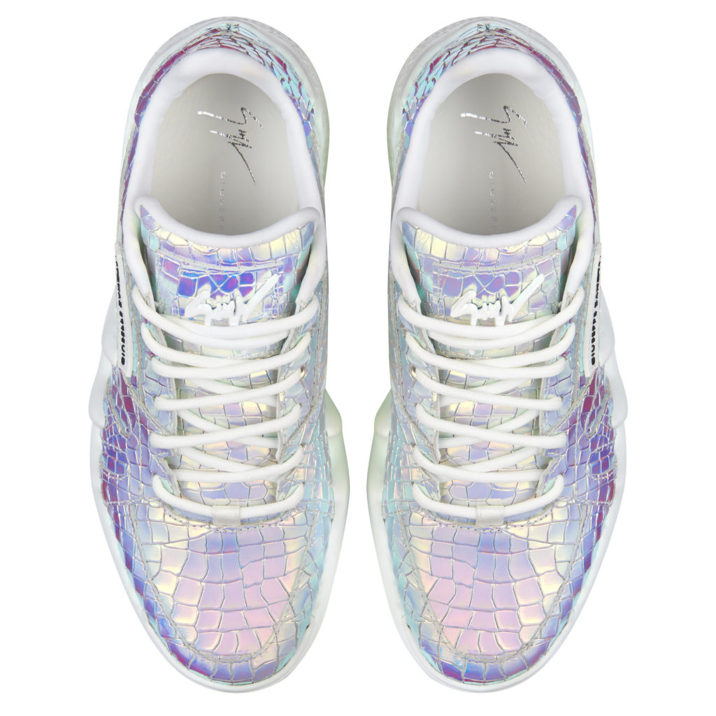 Giuseppe Zanotti TALON Low Top Silver (82880) (4)