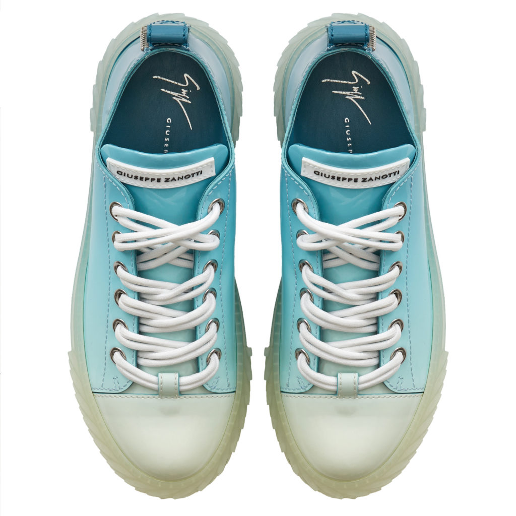 Giuseppe Zanotti BLABBER Low Top Sneakers Blue (85098) (4)