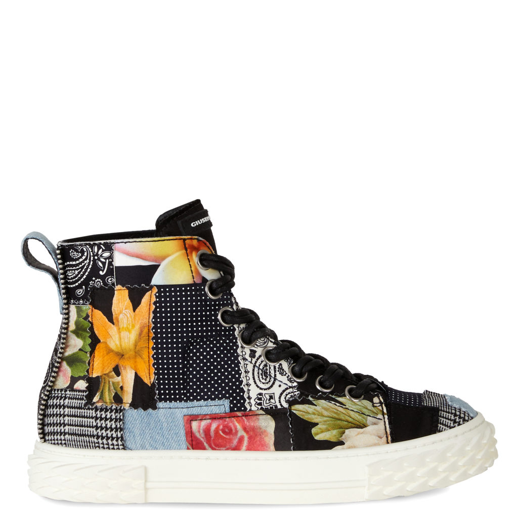 Giuseppe Zanotti BLABBER CRAFT Mid Top Sneakers Multicolor (83513) (2)