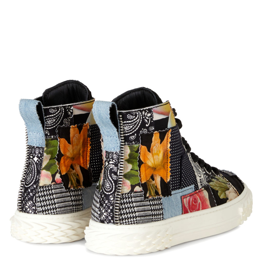Giuseppe Zanotti BLABBER CRAFT Mid Top Sneakers Multicolor (83513) (3)