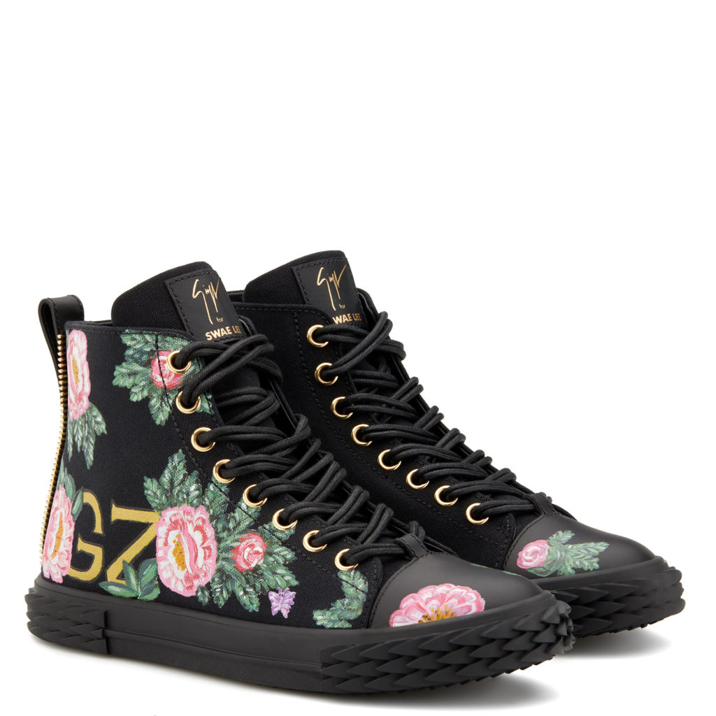 Giuseppe Zanotti GZXSWAELEE Mid Top Black (25253)