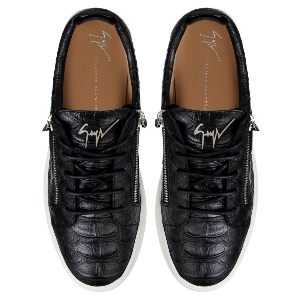 Giuseppe Zanotti FRANKIE Low Top Sneakers Black (84686) (4)