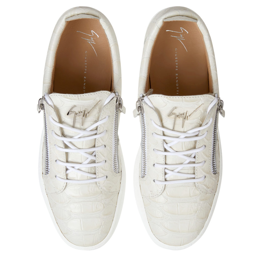 Giuseppe Zanotti FRANKIE Low Top Sneakers White (83349) (4)