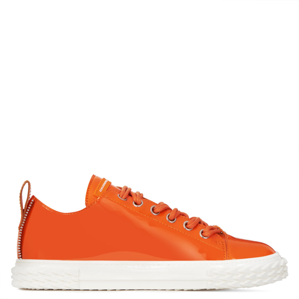 Giuseppe Zanotti BLABBER Low Top Sneakers Orange (70681) (2)