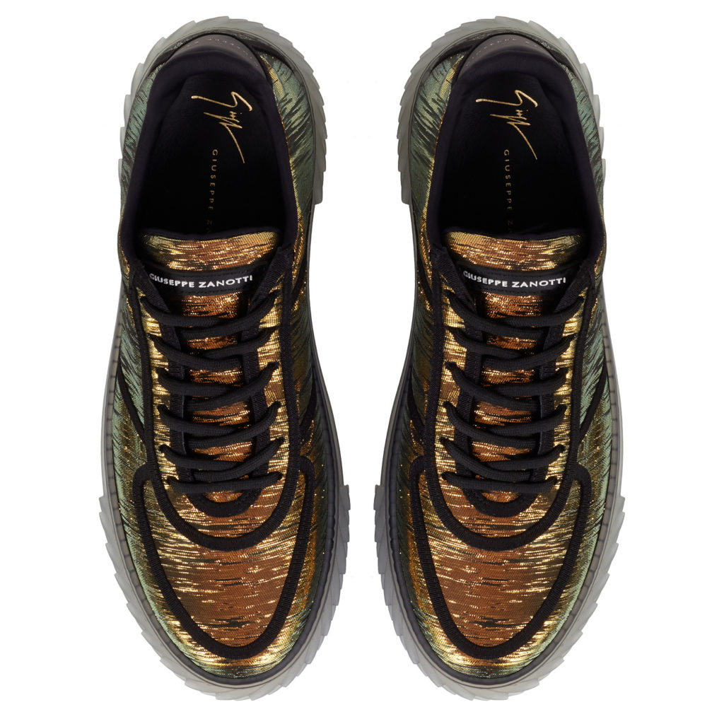 Giuseppe Zanotti BLABBER Low Top Sneakers Gold (70745) (4)
