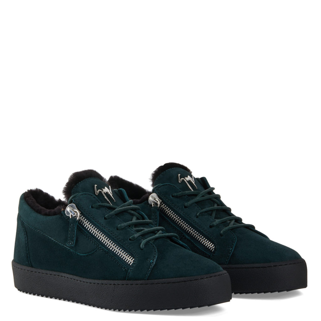 Giuseppe Zanotti FRANKIE WINTER Low Top Green (70794)