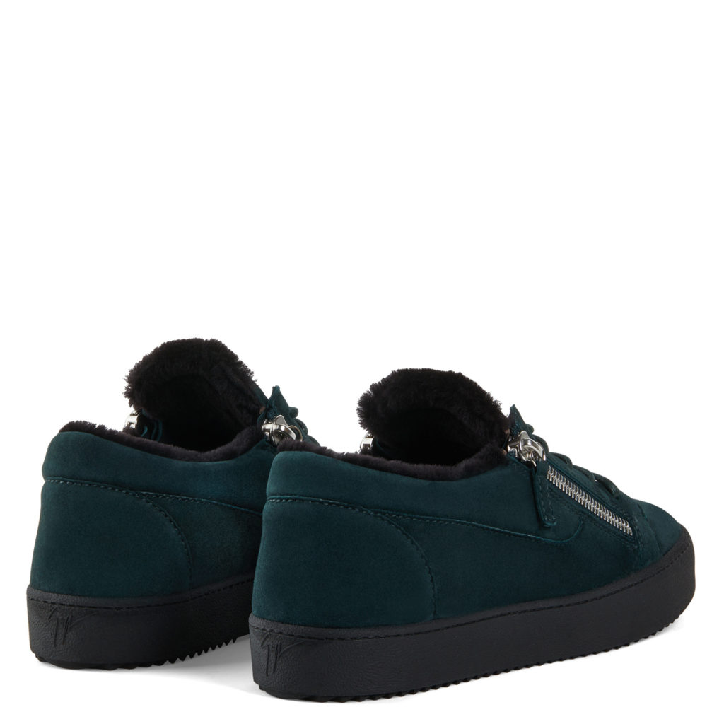 Giuseppe Zanotti FRANKIE WINTER Low Top Sneakers Green (70786) (3)