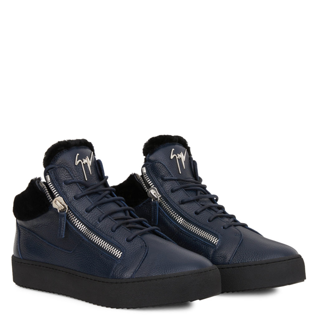 Giuseppe Zanotti KRISS WINTER Mid Top Blue (74873)