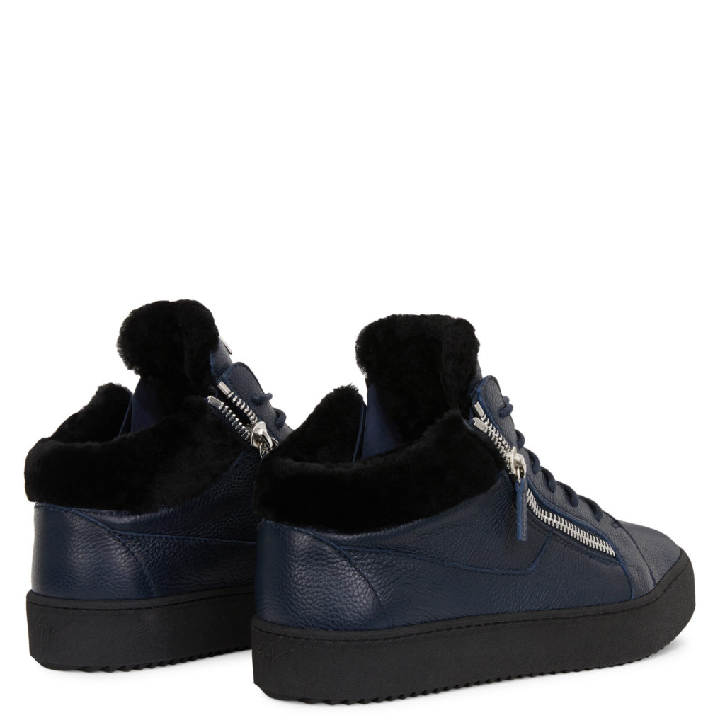 Giuseppe Zanotti KRISS WINTER Mid Top Blue (74873) (3)