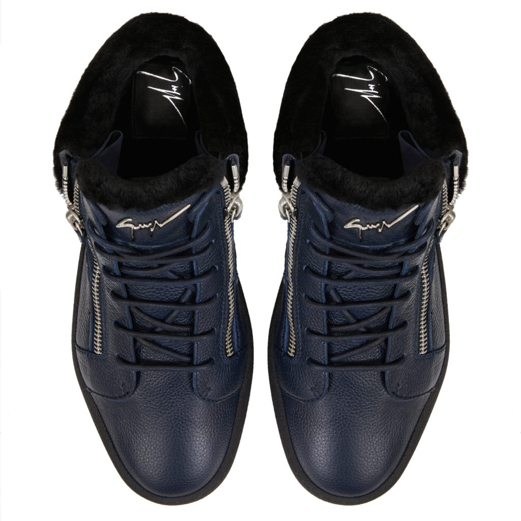 Giuseppe Zanotti KRISS WINTER Mid Top Blue (74873) (4)