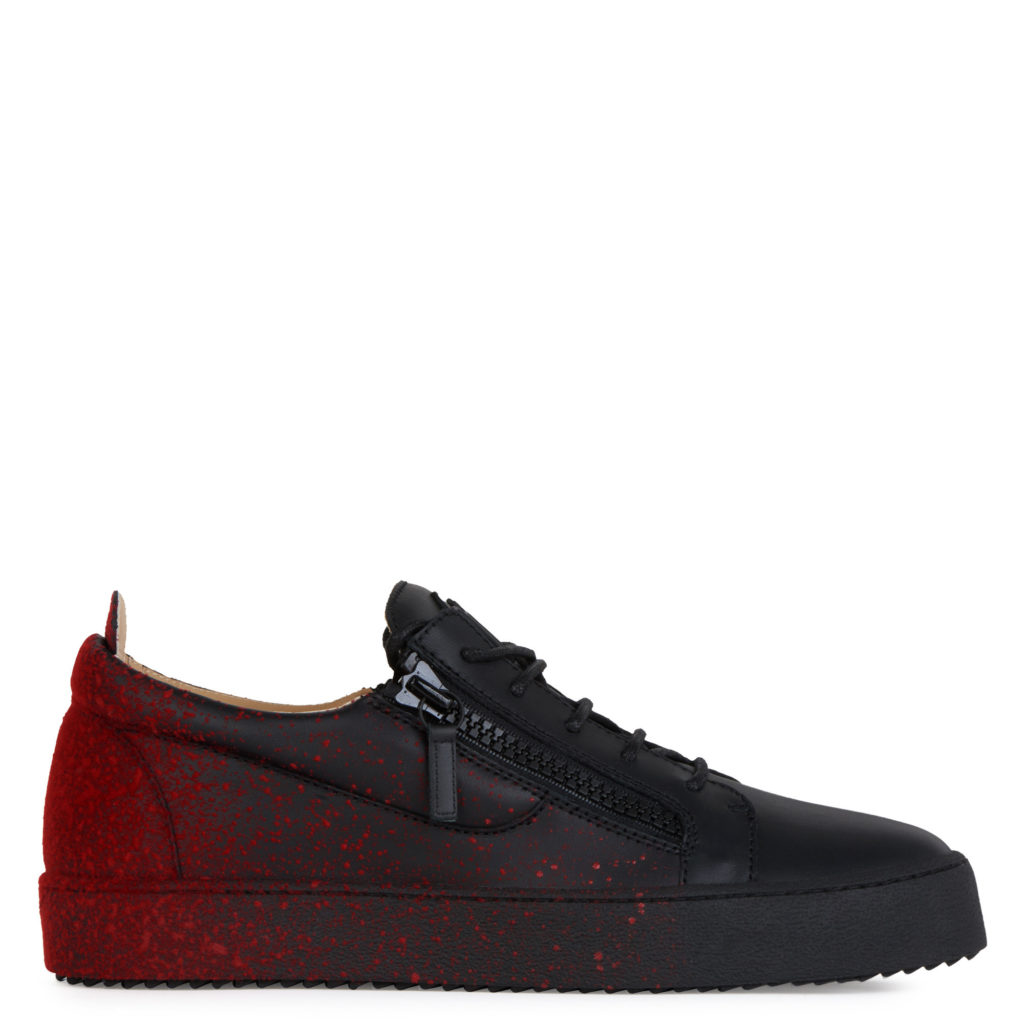 Giuseppe Zanotti FRANKIE SPRAY Low Top Sneakers Black (83387) (2)