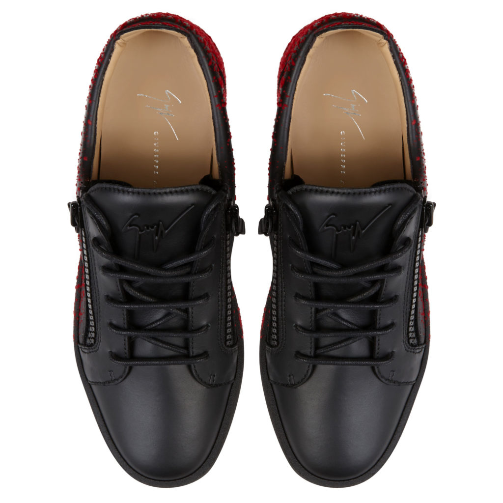 Giuseppe Zanotti FRANKIE SPRAY Low Top Black (83390) (4)