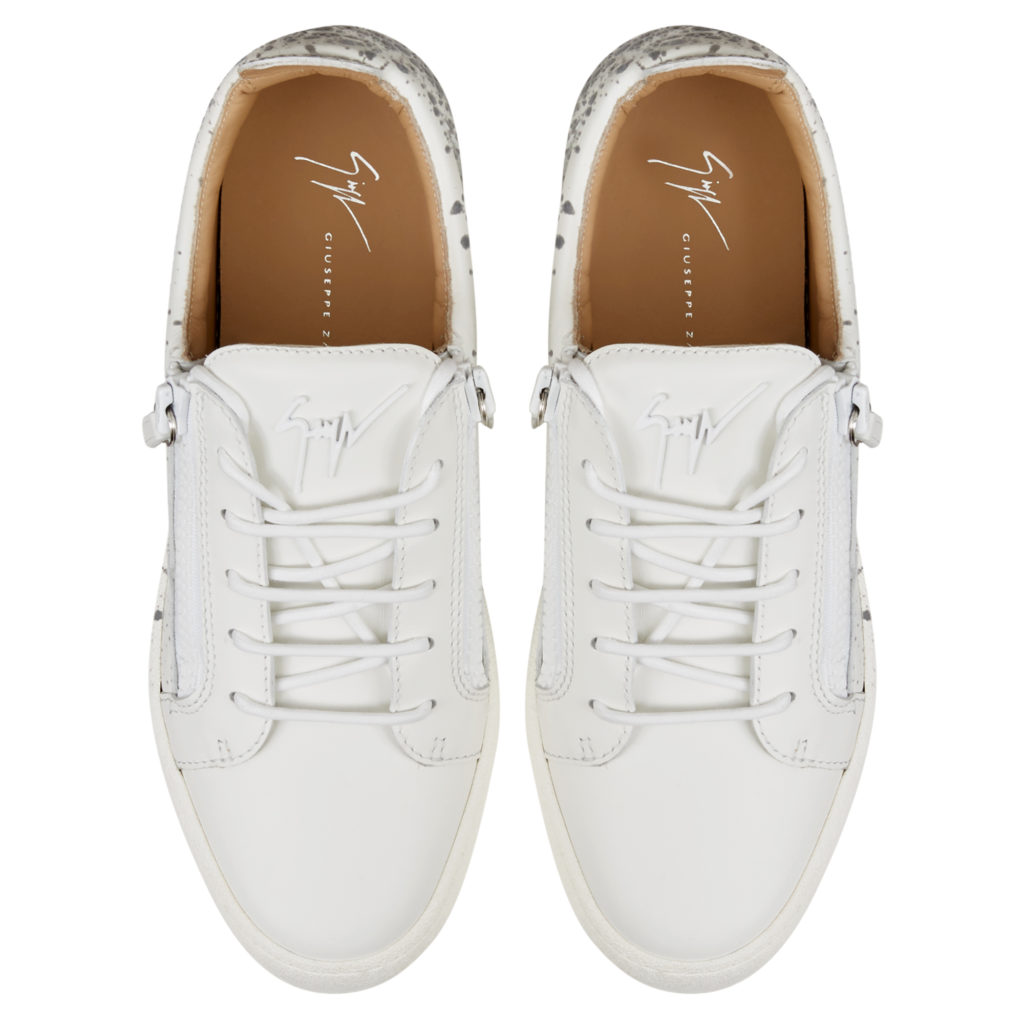 Giuseppe Zanotti FRANKIE SPRAY Low Top Sneakers White (82650) (3)