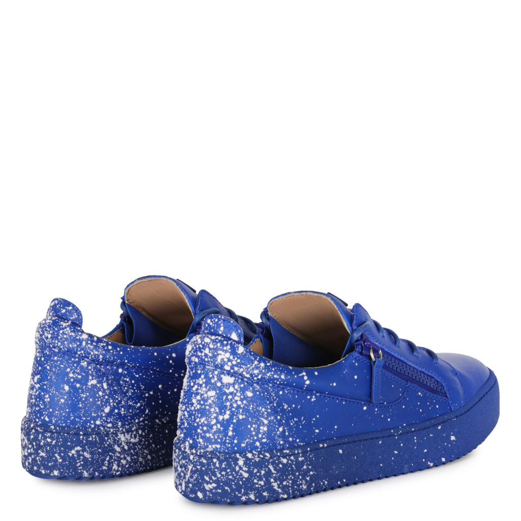 Giuseppe Zanotti FRANKIE SPRAY Low Top Sneakers Blue (82988) (3)