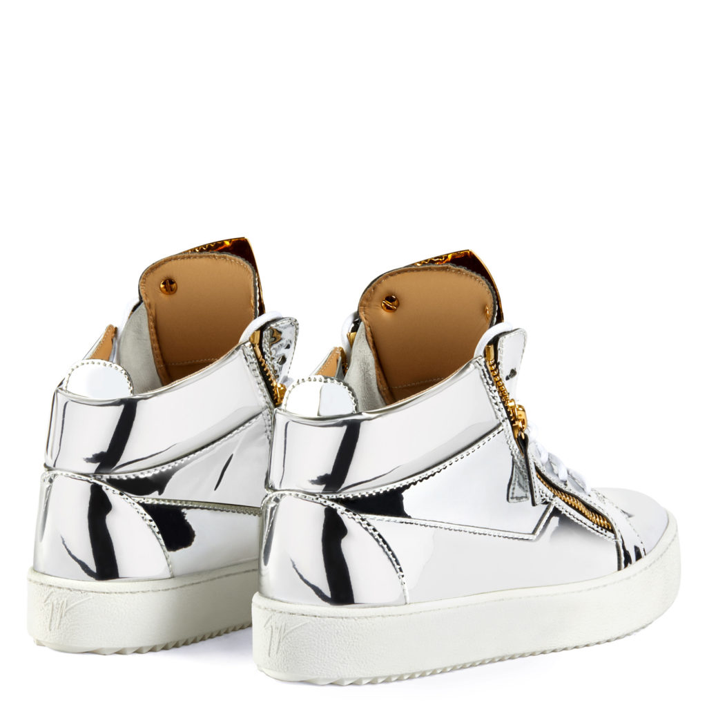 Giuseppe Zanotti KRISS STEEL Mid Top Silver (70903) (3)