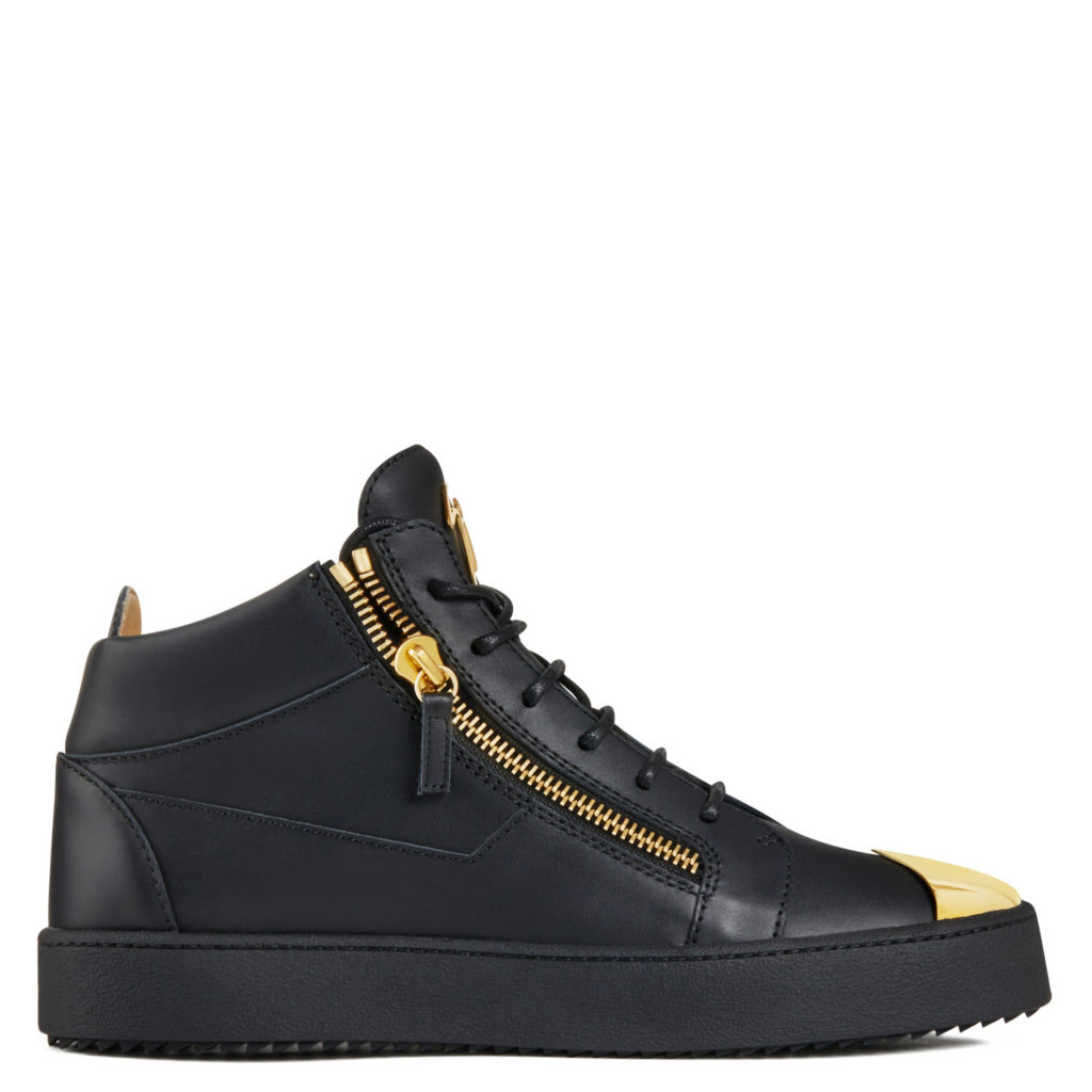 Giuseppe Zanotti KRISS STEEL Mid Top Sneakers (70982) (2)