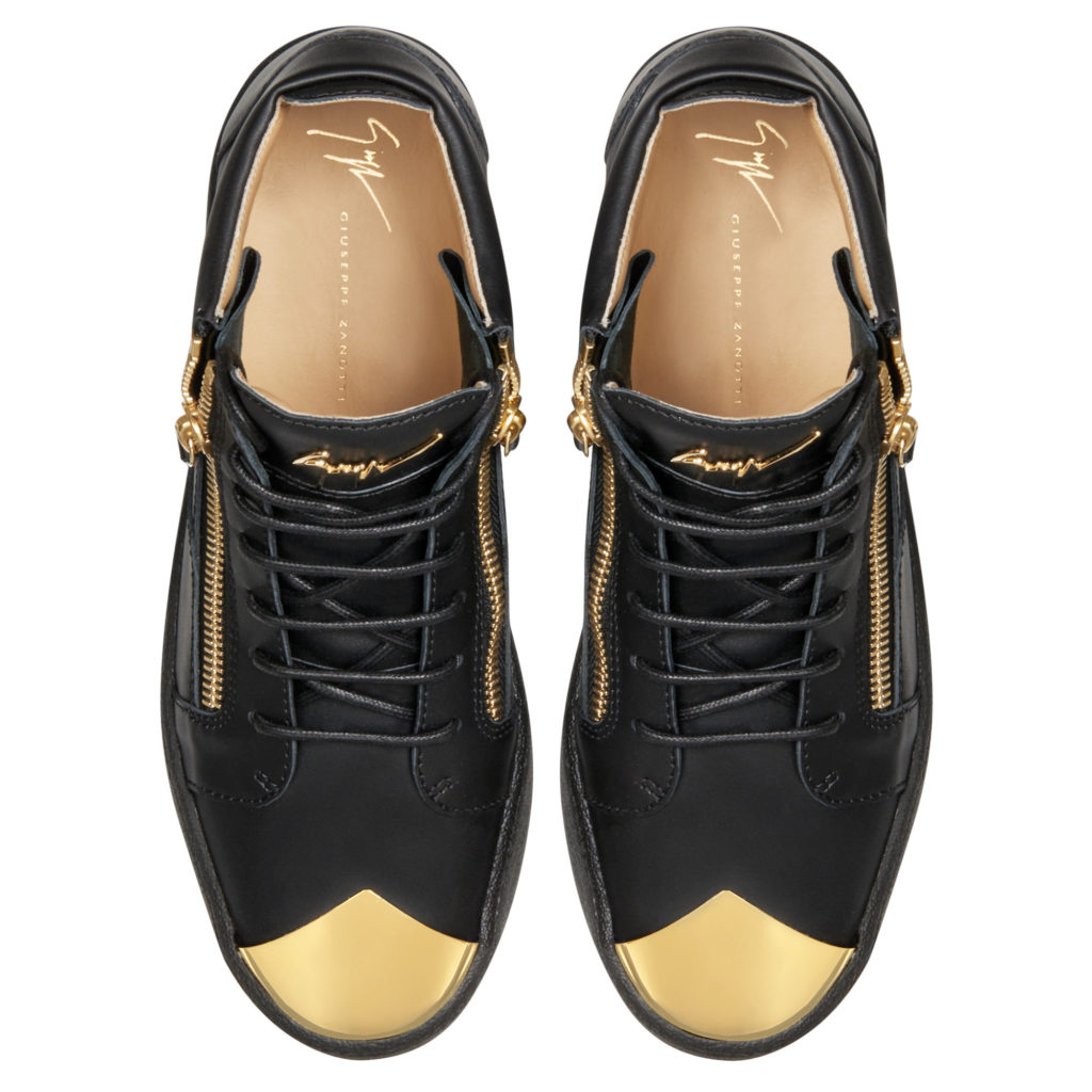 Giuseppe Zanotti KRISS STEEL Mid Top Sneakers (70982) (4)