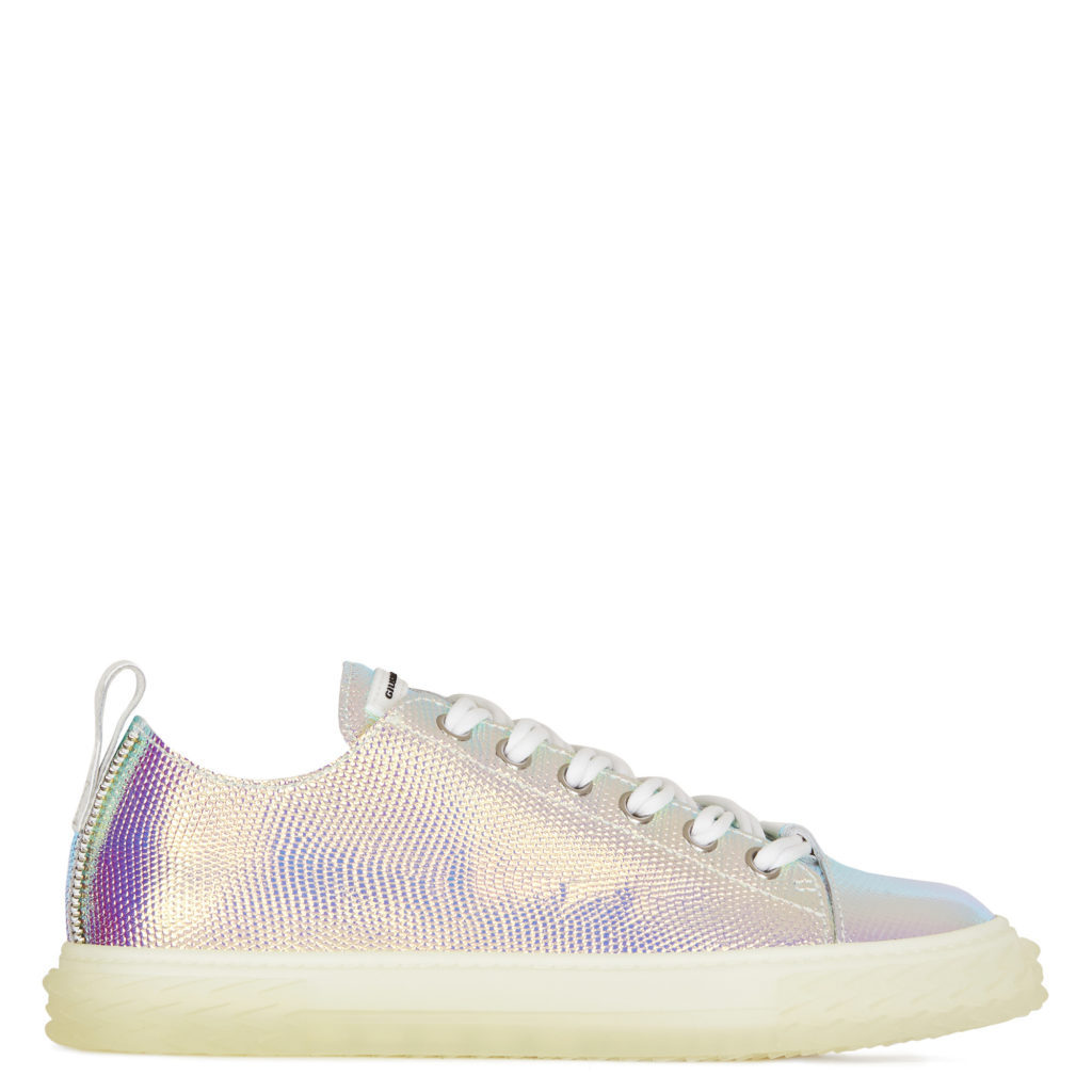 Giuseppe Zanotti BLABBER Low Top Sneakers Silver (71051) (2)