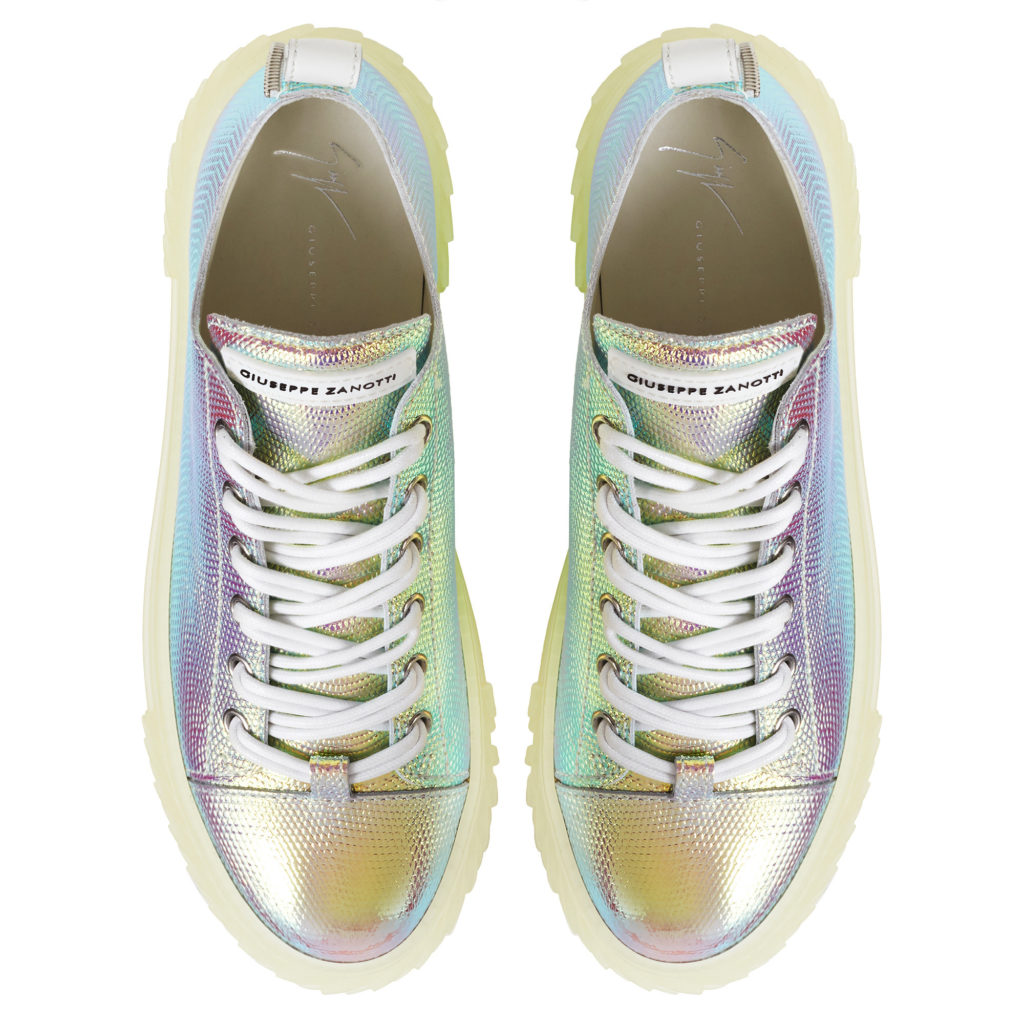Giuseppe Zanotti BLABBER Low Top Sneakers Silver (71051) (4)
