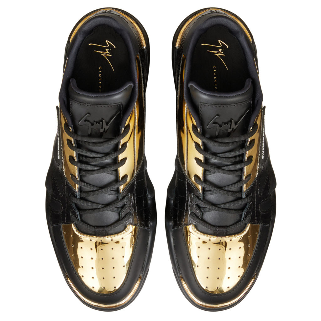 Giuseppe Zanotti TALON Low Top Sneakers Gold (71332) (4)