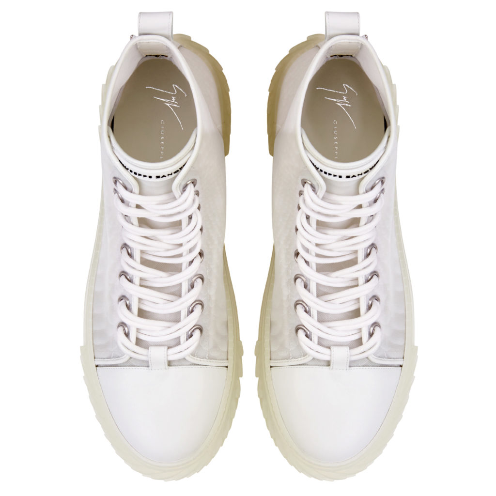 Giuseppe Zanotti BLABBER JELLYFISH Mid Top White (71577) (4)