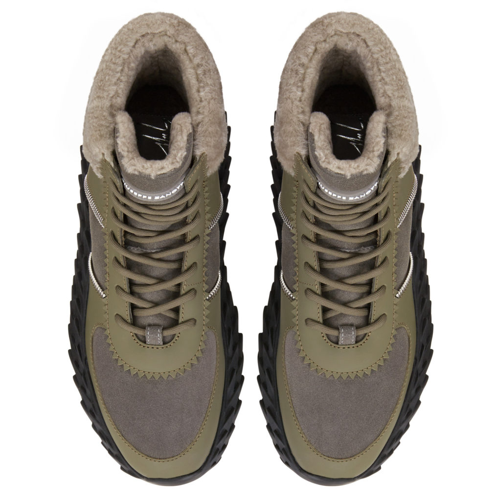 Giuseppe Zanotti URCHIN High Top Sneakers Green (75113) (4)