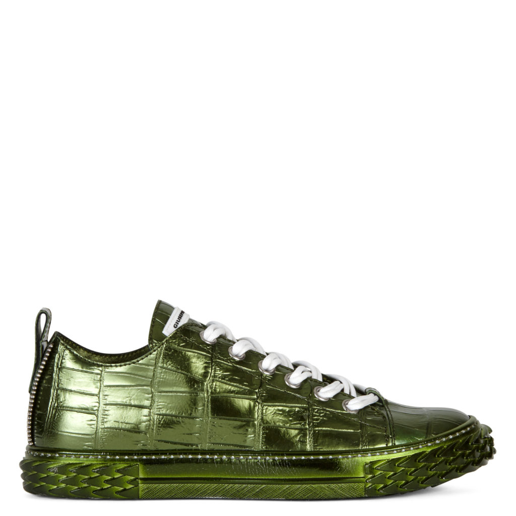 Giuseppe Zanotti BLABBER Low Top Sneakers Green (83072) (2)