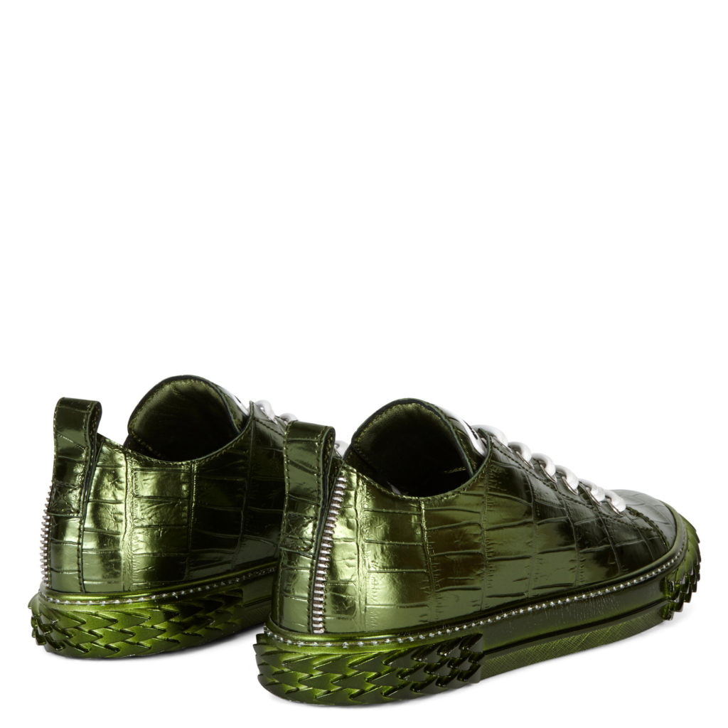 Giuseppe Zanotti BLABBER Low Top Sneakers Green (83073) (3)