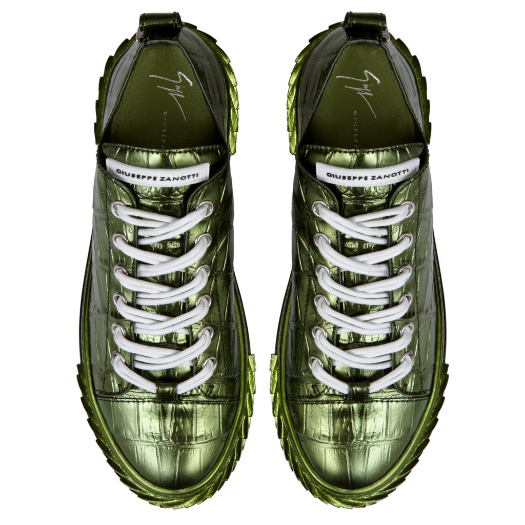 Giuseppe Zanotti BLABBER Low Top Sneakers Green (83072) (4)