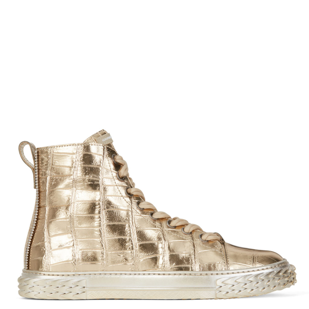 Giuseppe Zanotti BLABBER Mid Top Gold (75189) (2)