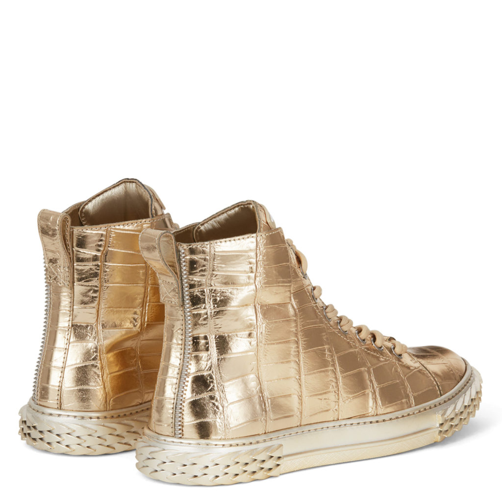 Giuseppe Zanotti BLABBER Mid Top Gold (75189) (3)