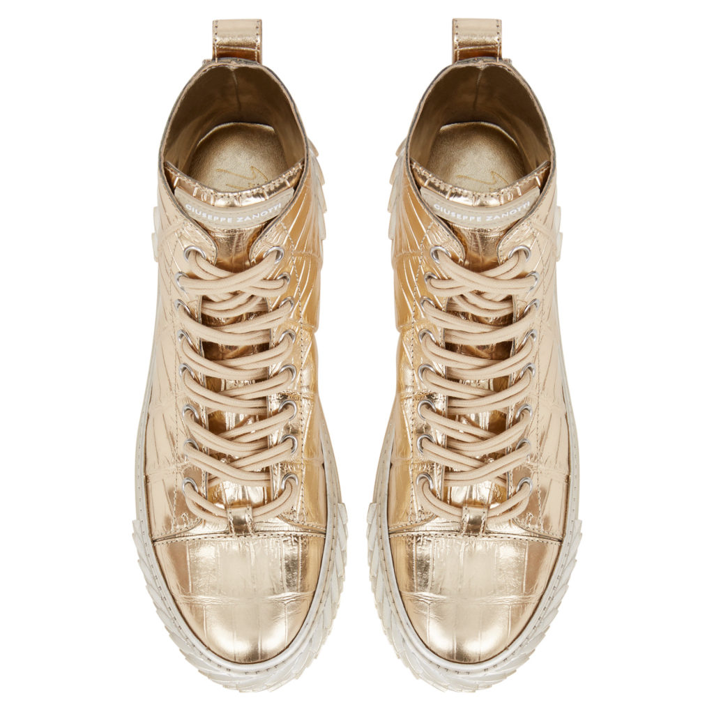 Giuseppe Zanotti BLABBER Mid Top Gold (75189) (4)