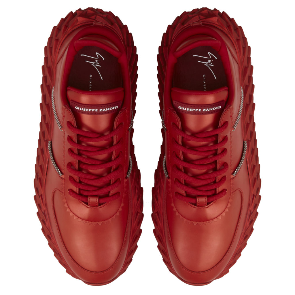 Giuseppe Zanotti URCHIN Low Top Red (75378) (4)