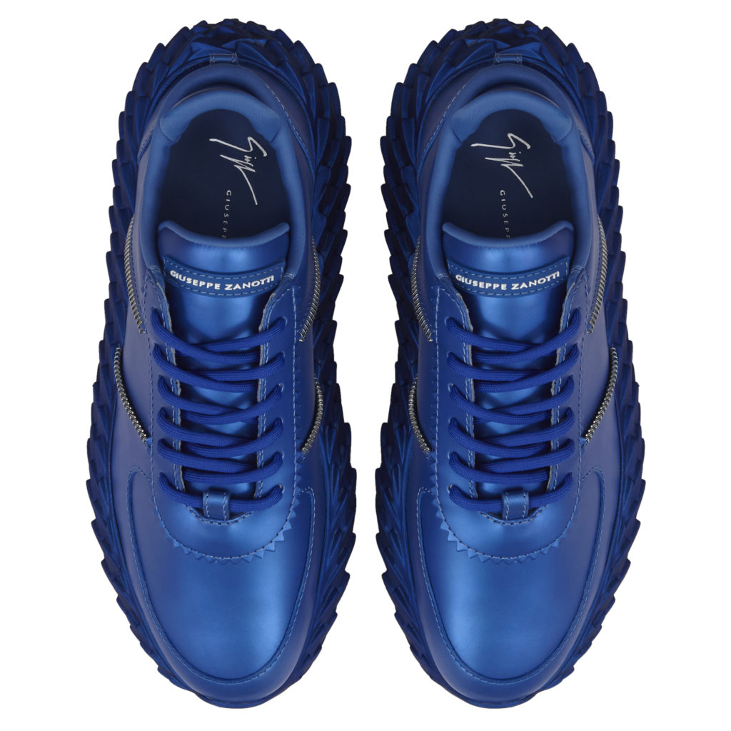 Giuseppe Zanotti URCHIN Low Top Blue (75404) (4)