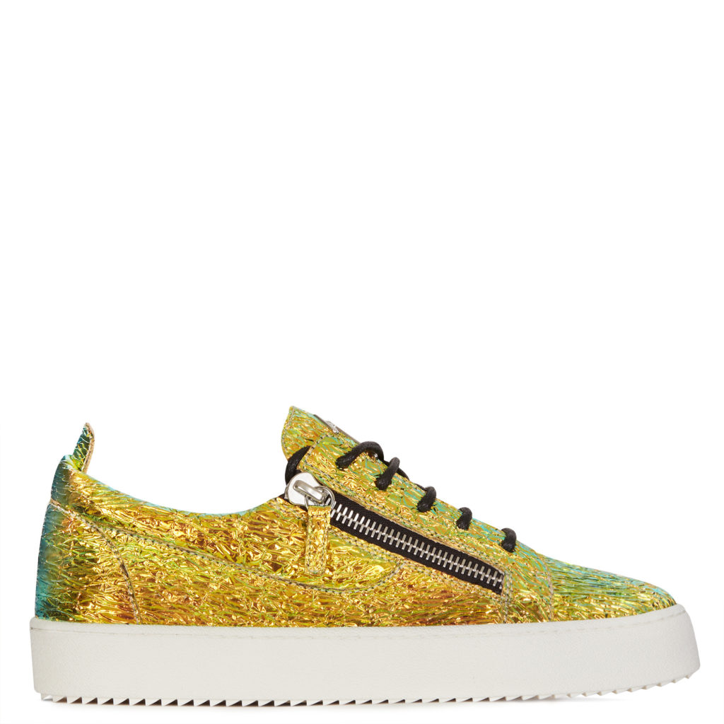 Giuseppe Zanotti FRANKIE Low Top Sneakers Gold (71658) (2)