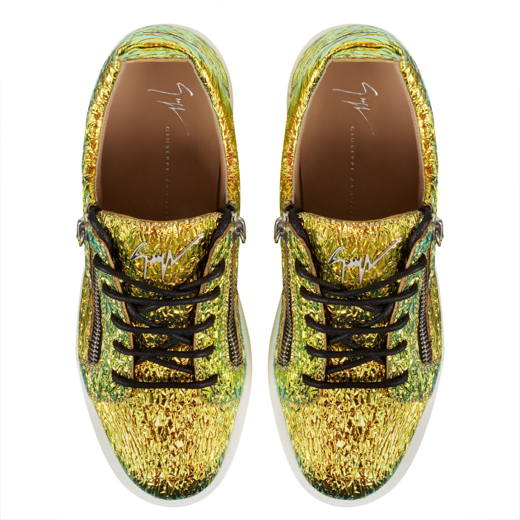 Giuseppe Zanotti FRANKIE Low Top Sneakers Gold (71658) (4)