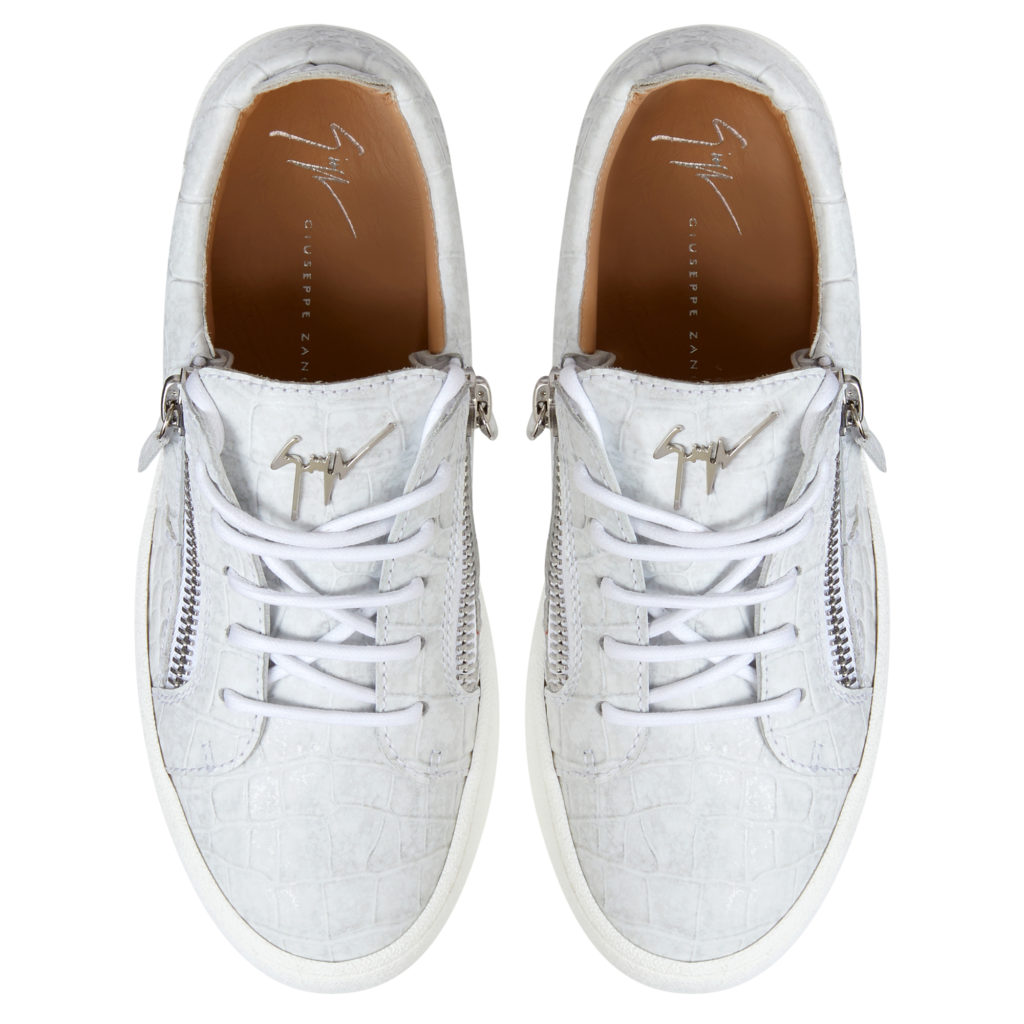 Giuseppe Zanotti GAIL Low Top Sneakers White (84730) (4)