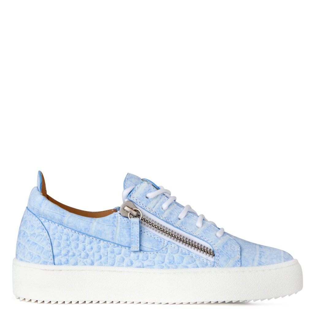 Giuseppe Zanotti GAIL Low Top Sneakers Blue (83087) (2)
