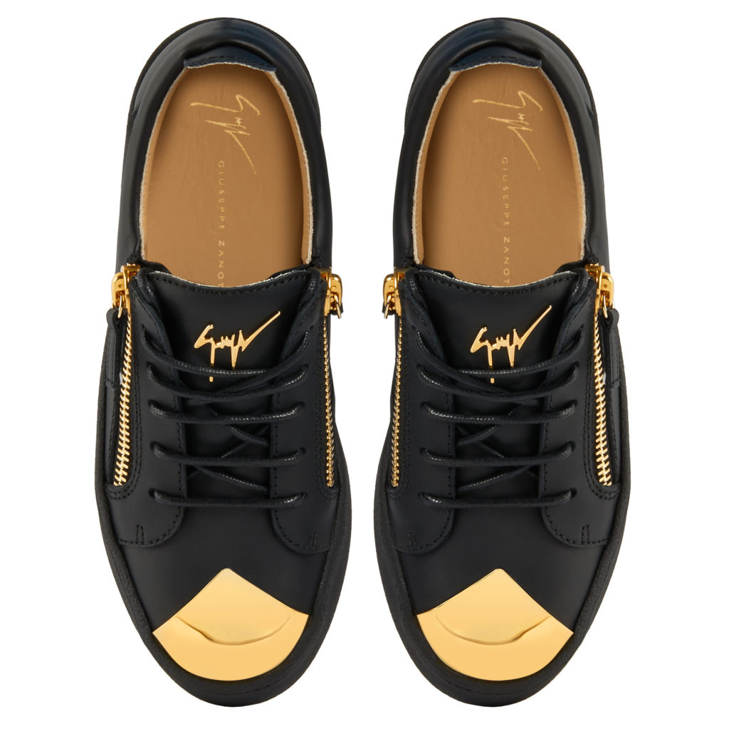 Giuseppe Zanotti GAIL STEEL Low Top Sneakers (72032) (4)