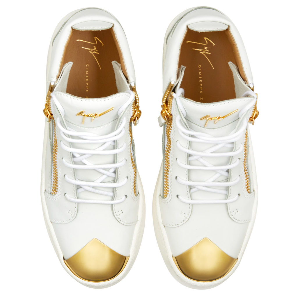 Giuseppe Zanotti KRISS STEEL Mid Top White (72063) (4)